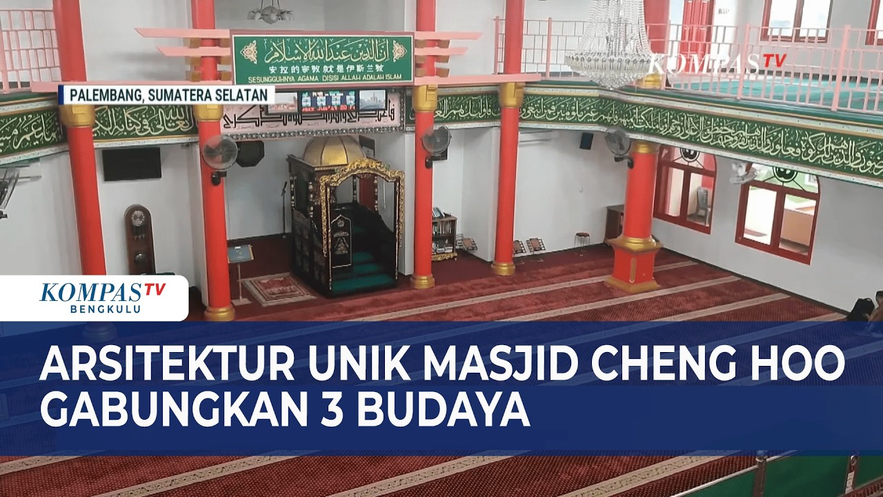 Arsitektur Unik Masjid Cheng Hoo Gabungkan 3 Budaya