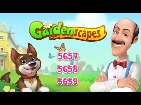 梦幻花园 Gardenscapes Level 5657 & 5658& 5659 - YouTube