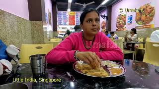 Indian Restaurant in Little India (Singapore) 2 chapati with curry 4 SGD
