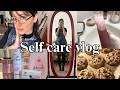 My Self Care Day After Exams | Doctor Visit, Skincare &amp; Body Care Restock, Cozy Reset &amp; Oat Cookies🍪