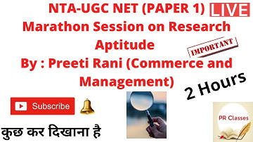 Complete Research Aptitude Summary | NTA-UGC NET | Preeti Rani