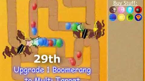 Bloons Tower Defense 2: Hard - Rounds 1-50 Video Tutorial