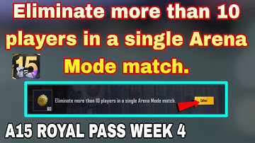 Eliminate more than 10 players in a single Arena Mode match.