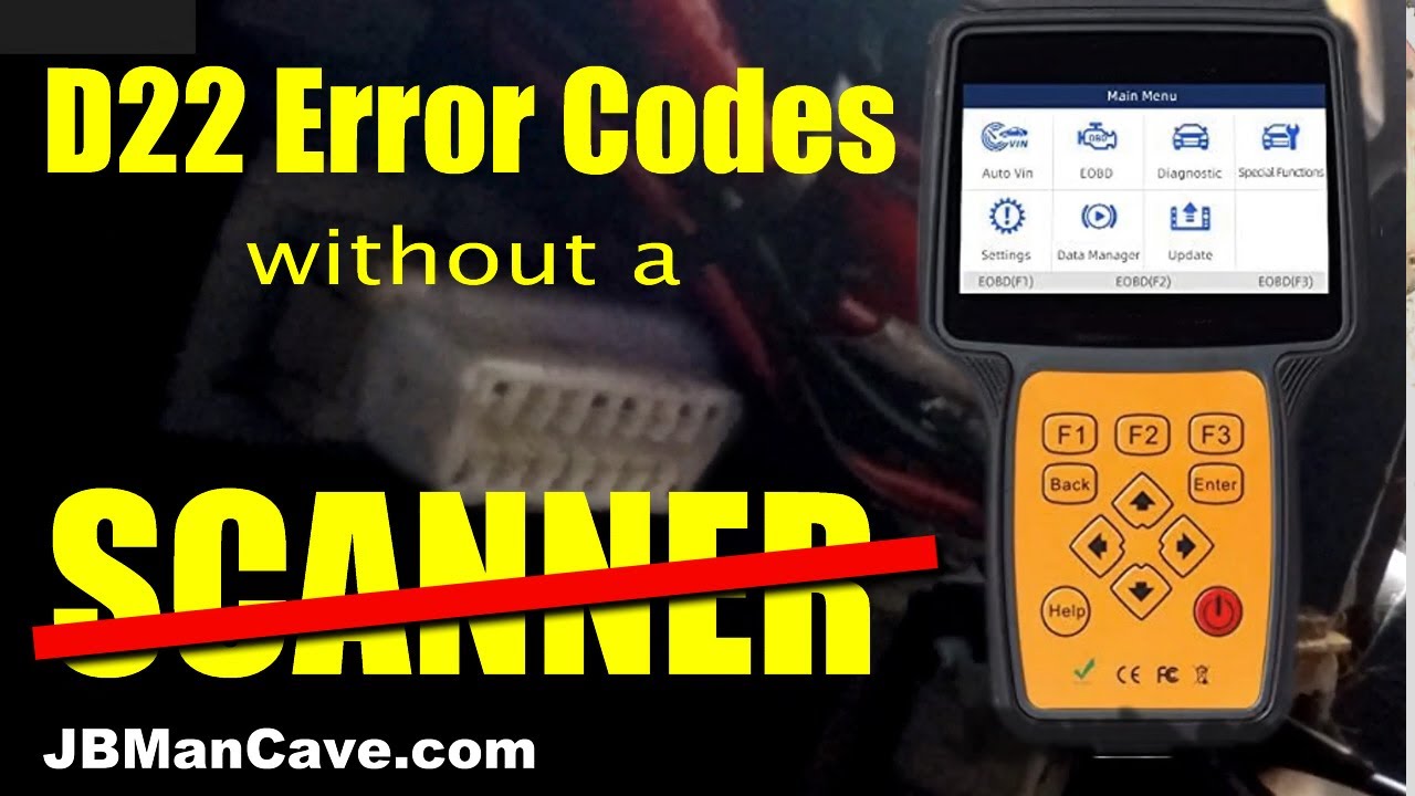 FREE D22 Frontier Error Codes without an OBD Scanner Troubleshoot Nissan Navara | by JBManCave.com