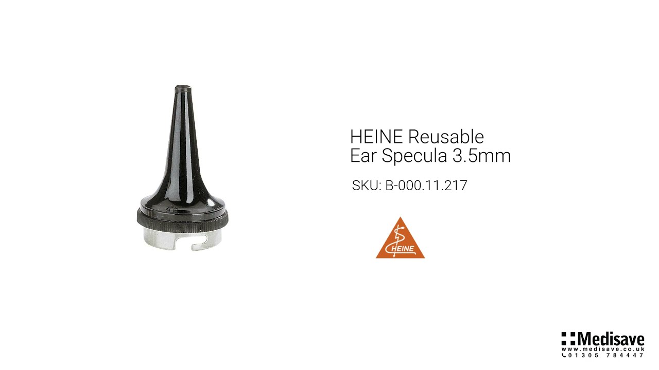 HEINE Reusable Ear Specula 3 5mm B 000 11 217