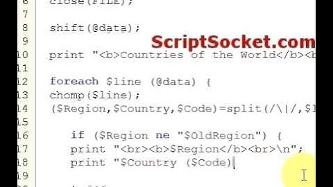 Perl Tutorial 51 - Create & Work with a Flat File Database