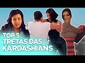 TRETAS KARDASHIANS: KIM vs. KOURTNEY, CARTÃO DE NATAL, CRIANÇAS BATENDO EM BABÁ... | Foquinha