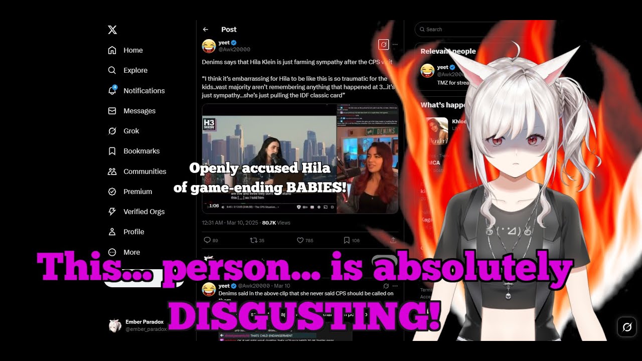 This.... thing... is a disgusting, VILE creature! || Rev says desu react