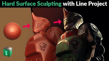 Blender Secrets - Hard Surface Sculpting with Line Project