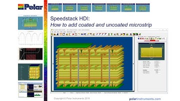 Documenting coated & uncoated microstrips in Speedstack