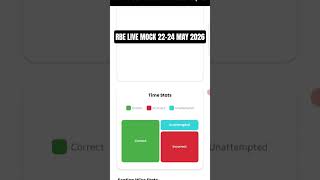 RBE LIVE MOCK #viral #live #mocktest #ssc #cgl