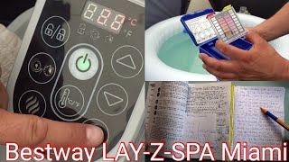 Bestway LAYZSPA Miami (2023) Pumpe, Betriebskosten + Erstausrüstung