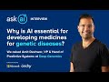 Why is AI essential for developing new medicines for genetic diseases?