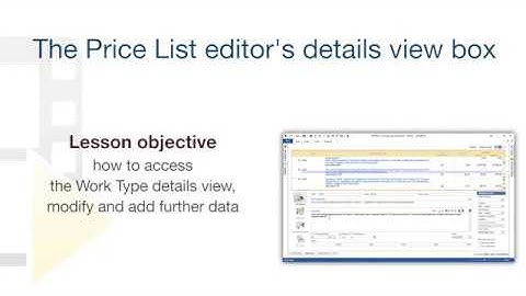 PriMus Tutorial - The Price List details window - ACCA software
