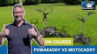 PowaKaddy CT6 GPS vs Motocaddy M3 GPS | Golf Trolley Comparison | Golf Gear Direct