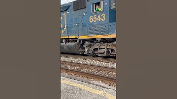 Friendly engineer #railway #csx #railroad
