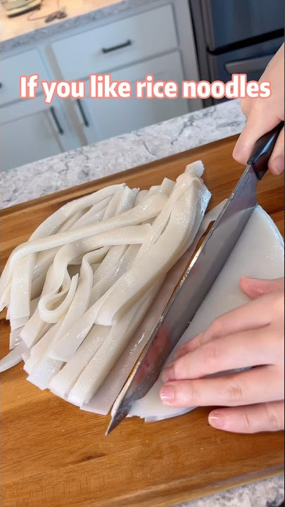 Simple homemade rice noodles 🍜