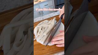 Simple homemade rice noodles
