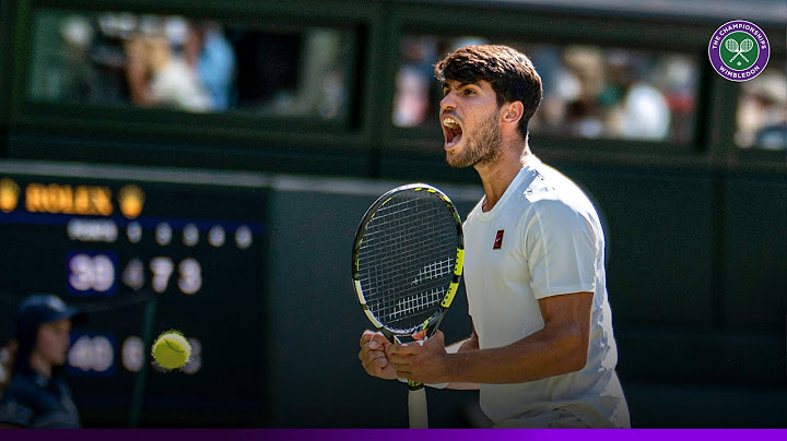 Making a THIRD straight Wimbledon Final | Carlos Alcaraz | Winning Moment | Wimbledon 2025