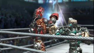 REAL STEEL THE VIDEO GAME - ATOM vs TWIN CITIES (VICTORY DANCE)