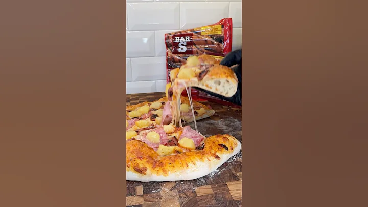 Stuffed Hawaiian Pizza 🍕 #shorts