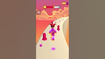 Blob Runner 3D | New update new skin level 84 iOS, android #Shorts #Blobrunner3D