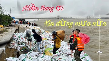 Cầu Cửa Đại - Sông Thu Bồn Lũ Lụt Lấy Hết Bờ Kè Thôn 1 - Duy Hải - Duy Xuyên - TT Quảng Nam