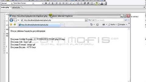 Php Dersleri Ders 41 - Dizin İçindeki Dosyaların Ekrana Yazdırılması 1