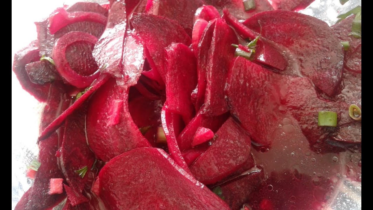 Salada de beterraba crua com gengibre -Canal Caseiro Cozinha da Paula ...