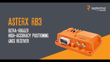 Septentrio AsteRx RB3 rugged and durable enclosed GPS/GNSS receiver
