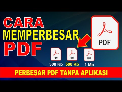 Video: Bagaimana cara membuat file PDF besar?