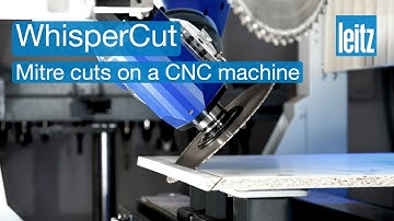 Mitre cuts with Leitz WhisperCut circular sawblade   #cnc #woodworking #tools #leitzgroup