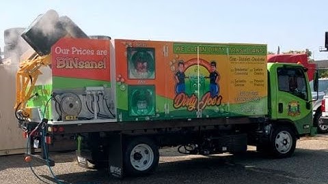 Trash Bin Cleaning Trucks For sale. Eco-Friendliest  www.trashbincleanersdiriect.com 877-699-0755