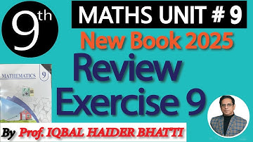 Chap # 9 | Similar Figures | Review Exercise 9 Complete |9th Class New Edition 2025 Math | Lec 6