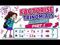 Factorising Trinomials Using the AC Method | Part 1 | Grade 10 CAPS