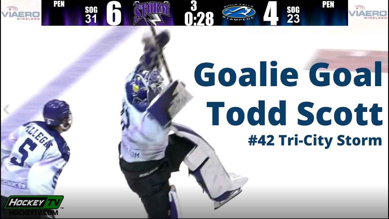 Goalie Goal - Todd Scott - March 20, 2021