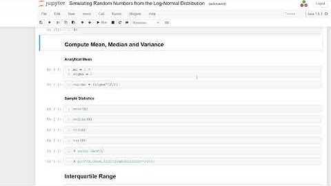 Simulating Random Numbers from the Log-Normal Distribution