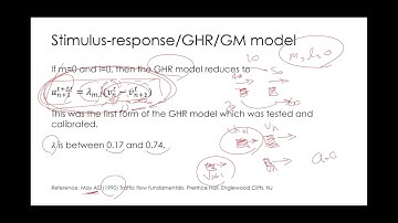 CVEN9422 Lecture week 2: Modelling car following and lane changing (part 2)