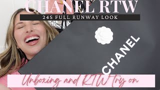 Chanel 24S Runway Look, unbox and try on Chanel RTW