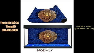 Tranh 3D hồ cá mẫu mới đẹp Trung3D ~ tranhbeca.com