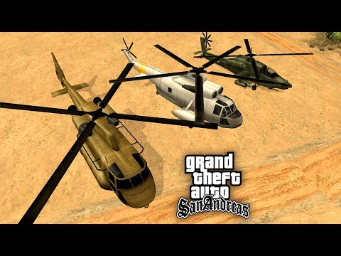 Что внутри военных вертолетов в GTA: San Andreas ?!