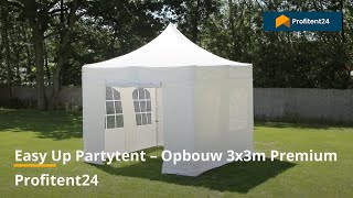 Easy Up Partytent Opbouw 3X3M Premium