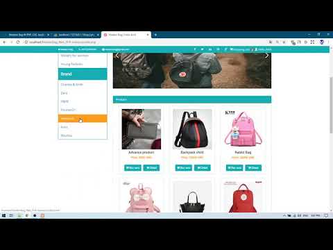 MODERN BAG IN PHP, CSS, JAVASCRIPT, AND MYSQL | FREE DOWNLOAD