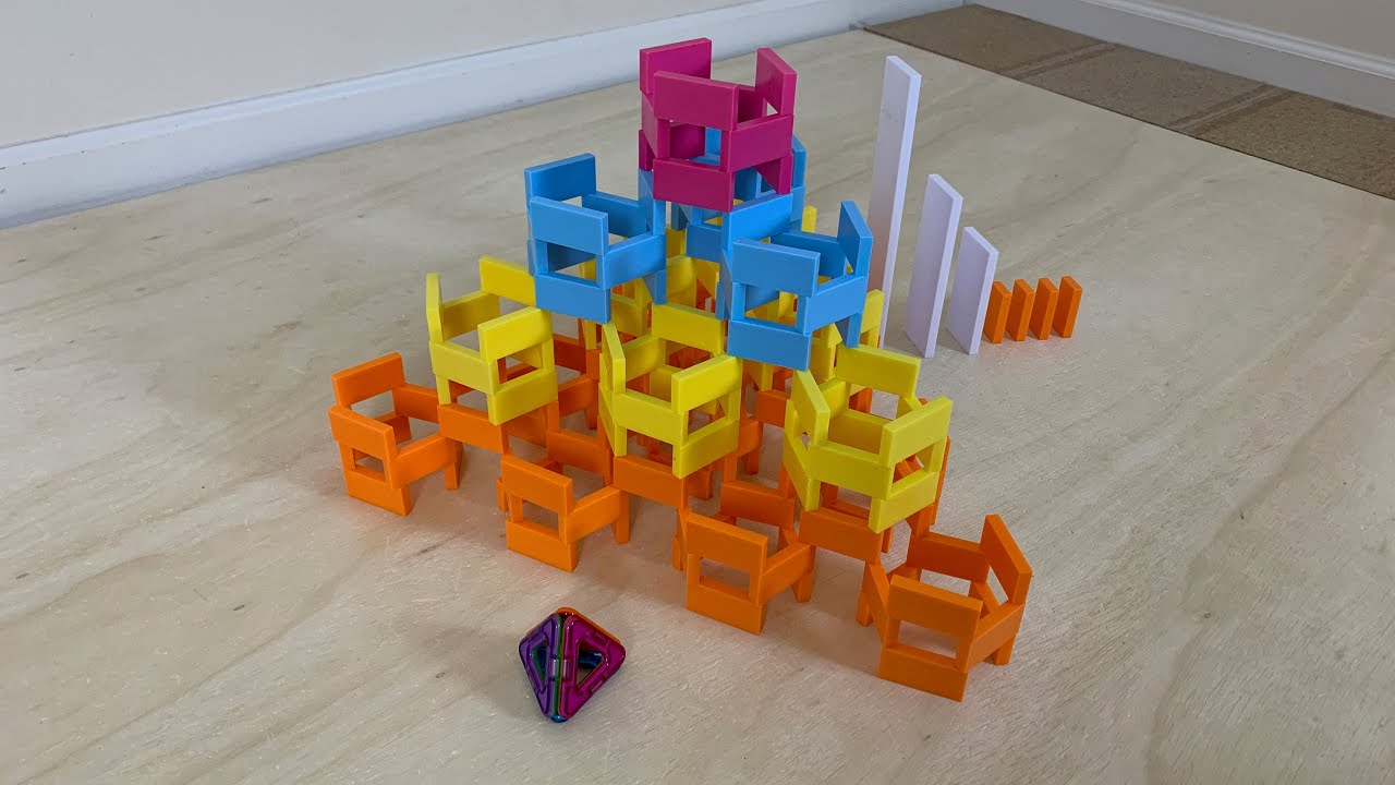 TUTORIAL: How to Build a Tetrahedron PYRAMID in DOMINOES