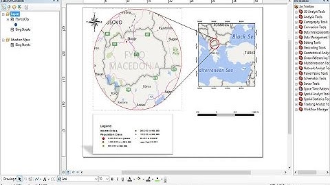How To Add a Locator Map in ArcGis