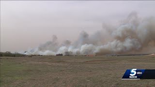 Landowner in Weatherford has close calls as wildfire spreads near property