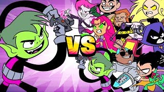 TEEN TITANS GO! - JUMP JOUSTS - Beast Master [Cartoon Network Games] screenshot 5