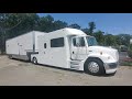 1999 Freightliner FL70 Toterhome w/ 40ft Stacker Trailer~Cat 3126~87,886 Miles~Ready to Race!!