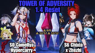 New Toa 1.4 S0 Camellya Hyper & S6 Chixia & S0 Zhezhi Wuwa Toa Tower Of Adversity Wuthering Waves