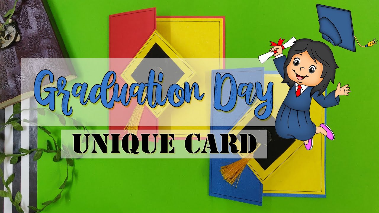 DIY Graduation Card | How to make a Super Easy Graduation Card | Quick ...